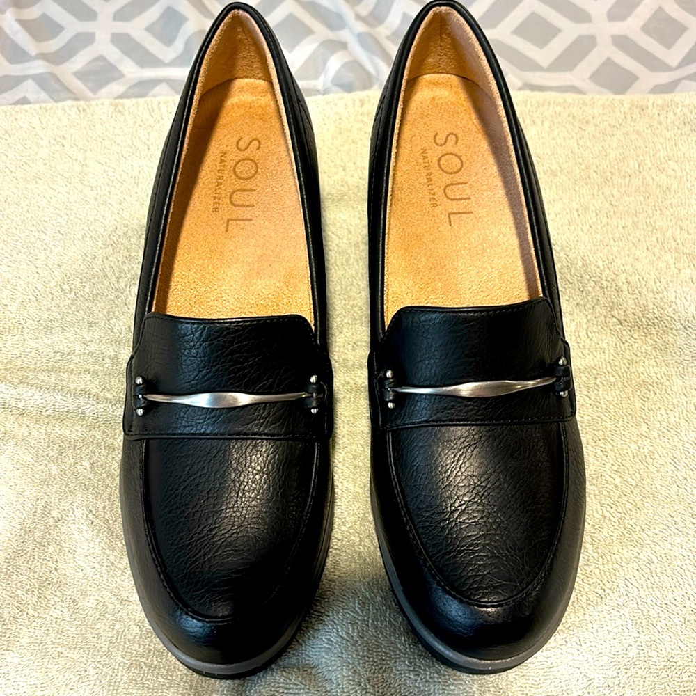 SOUL Naturalizer Black Wedges Comfortable and Stylish